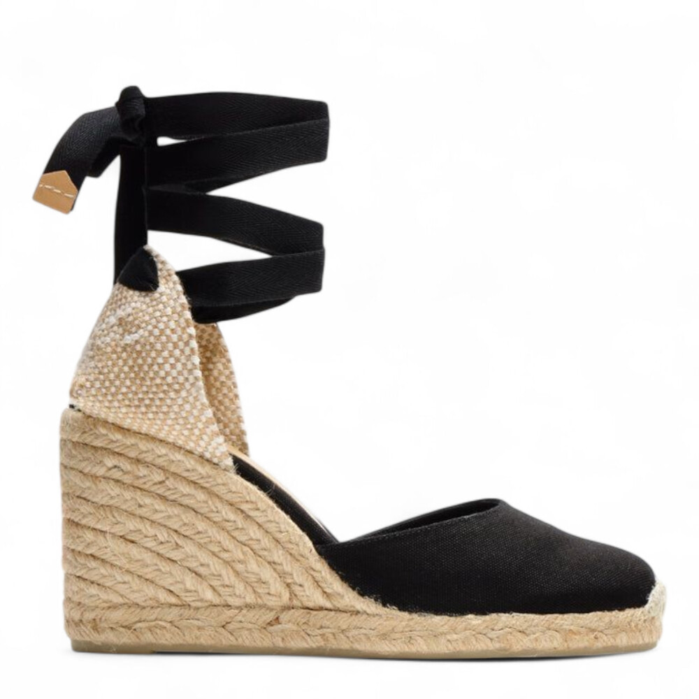 Sandale negre Carina 8/001 105
