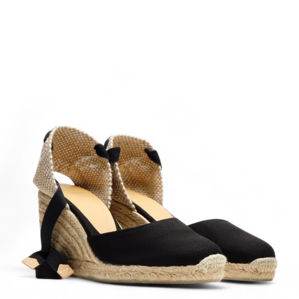 Sandale negre Carina 8/001 105
