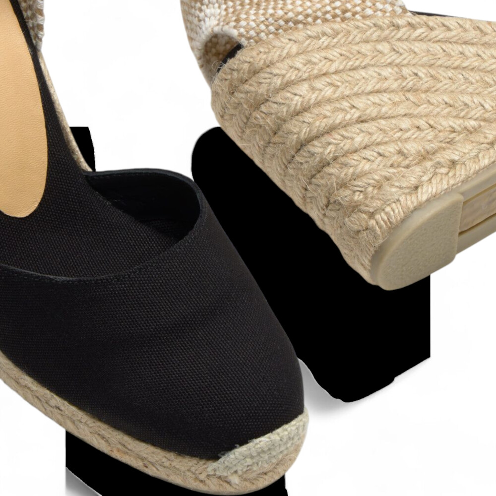 Sandale negre Carina 8/001 105