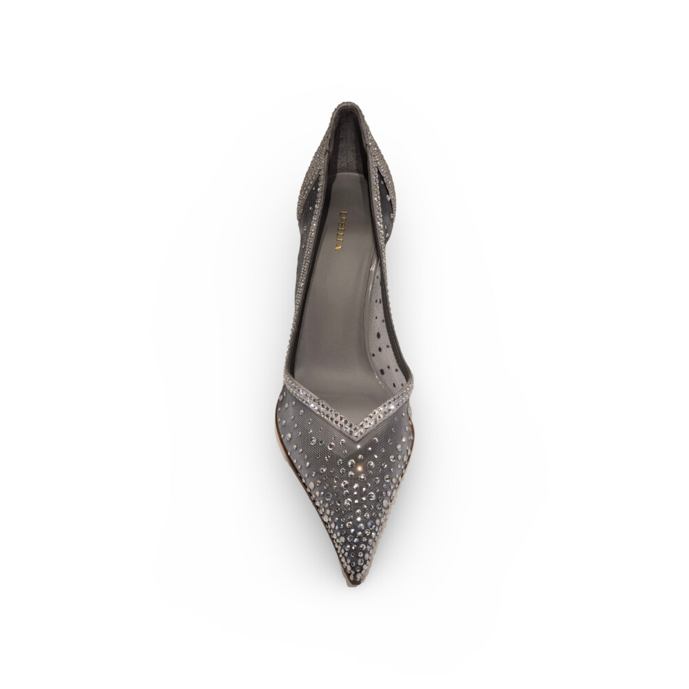 Pantofi Nicole argintii 102