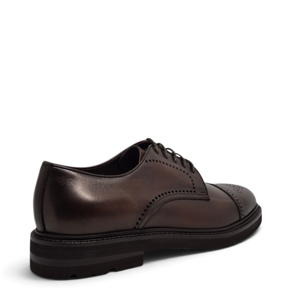 Pantofi Derby 82218 PV maro 202