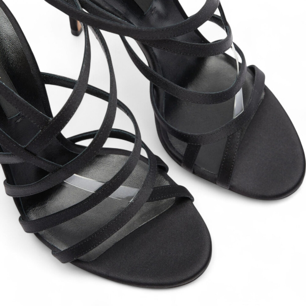Sandale Julia Satin Cage  negre 105