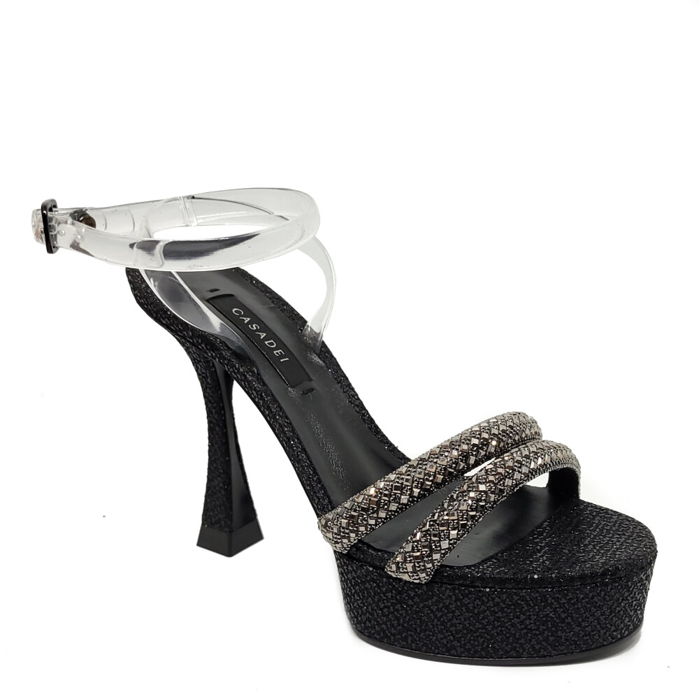 Sandale negre Donna Hollywood 3