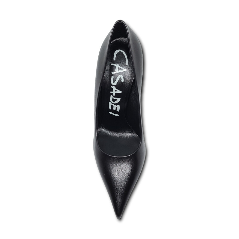Pantofi Blade negri din piele naturala
