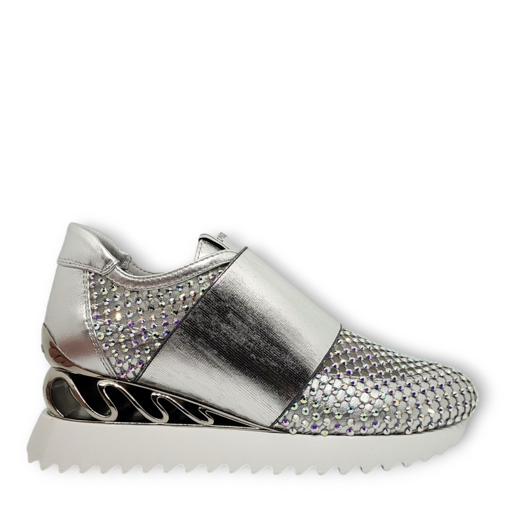 Sneakers Gilda Running argintii