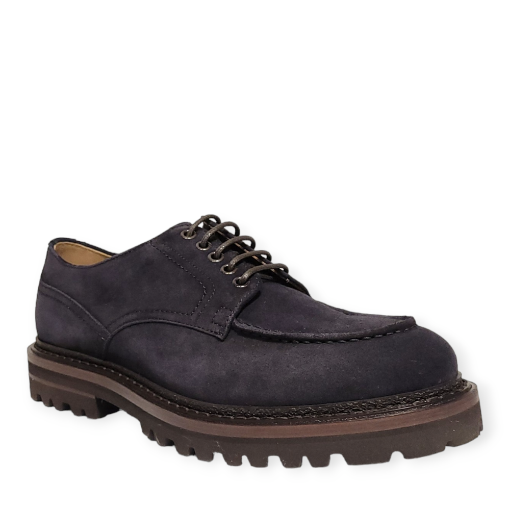 Pantofi Derby bleumarin 83211