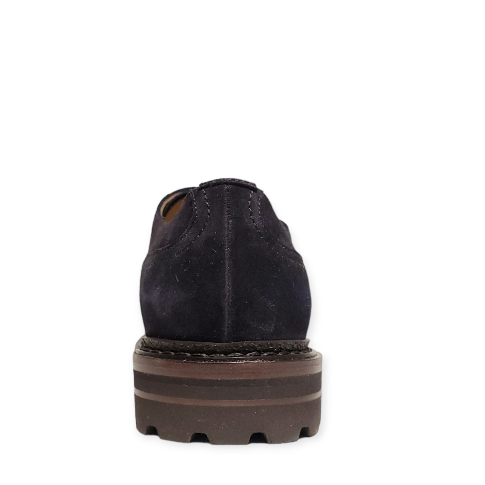 Pantofi Derby bleumarin 83211