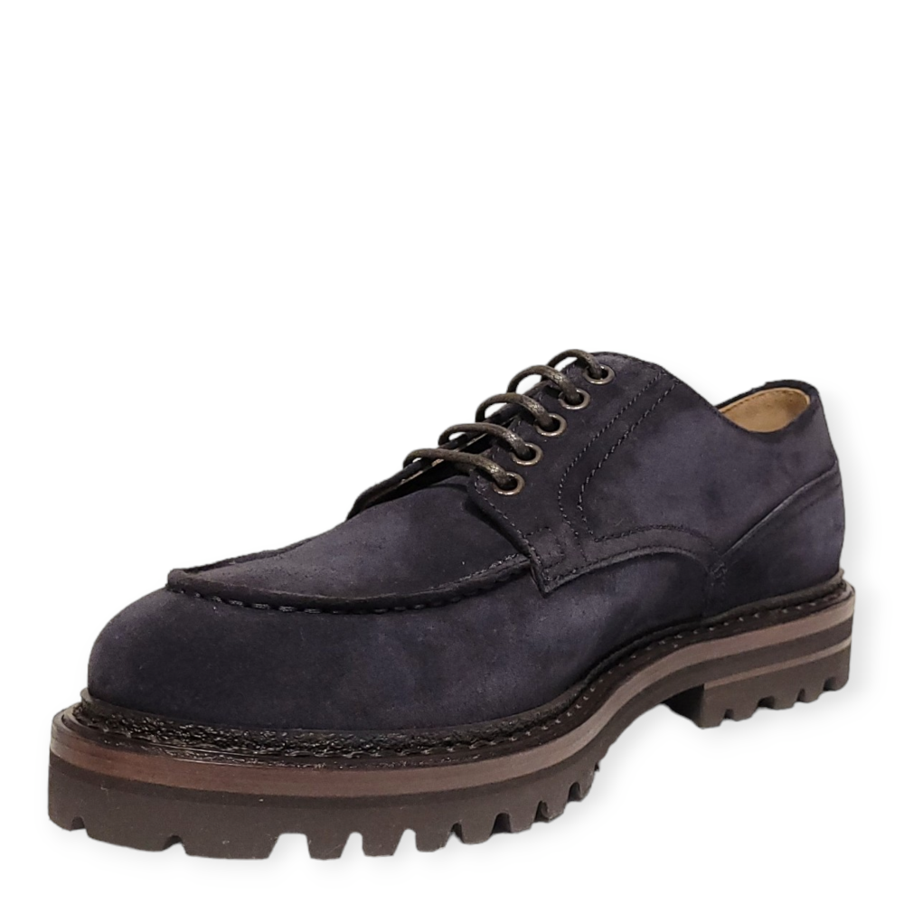 Pantofi Derby bleumarin 83211