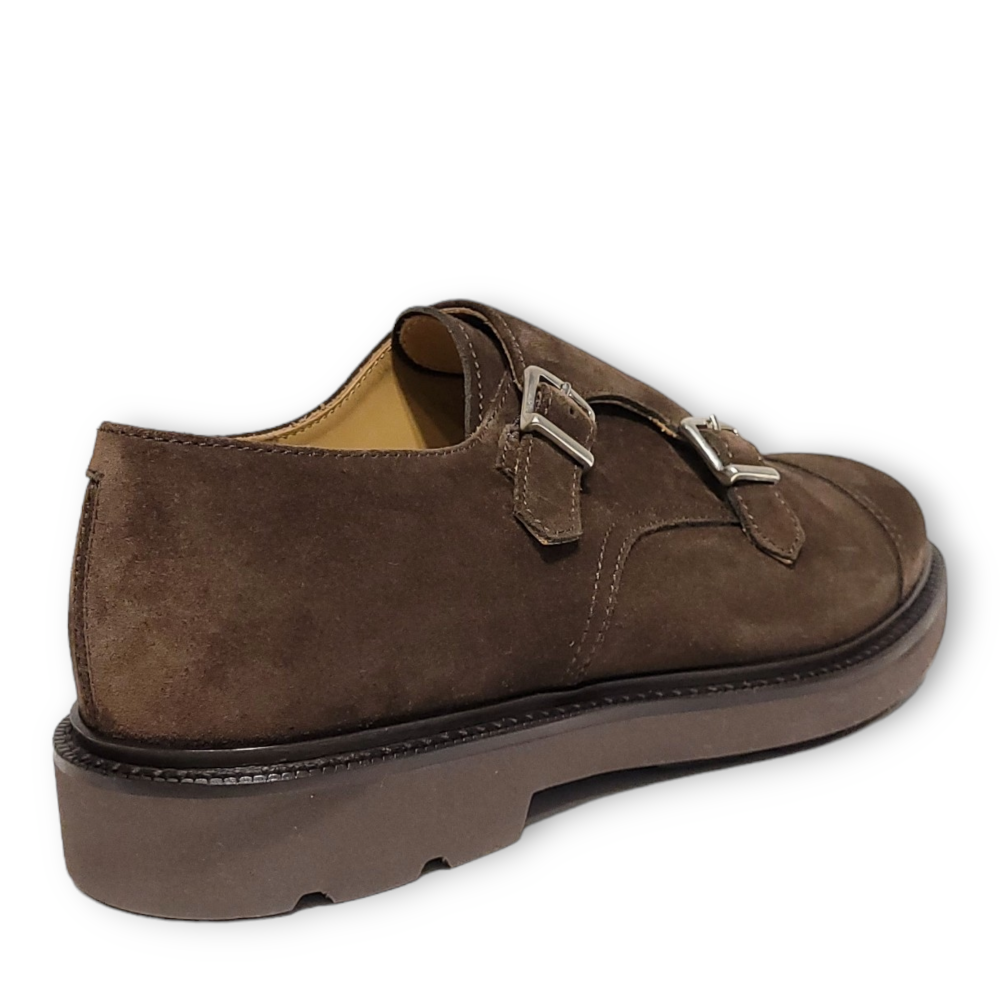Pantofi Monk Strap maro 84208