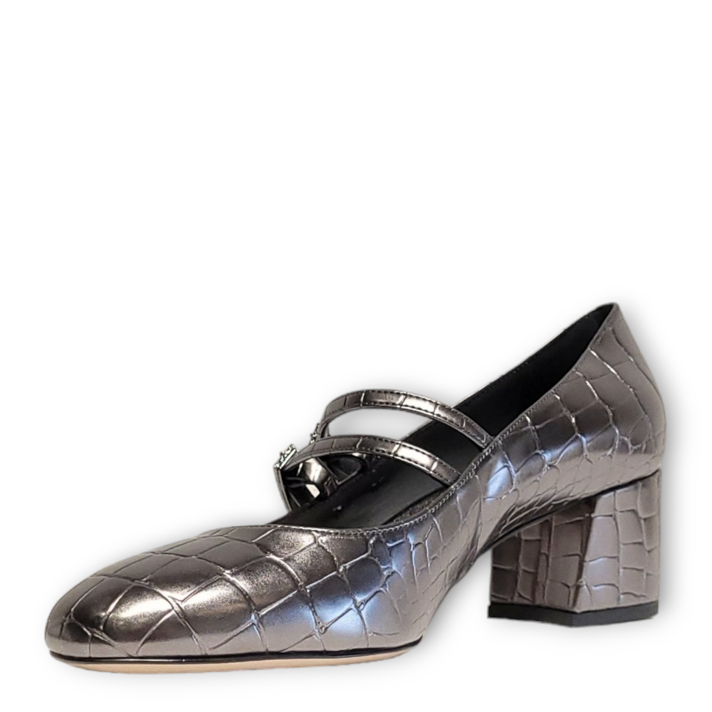 Pantofi Danielle Mary Jane argintii