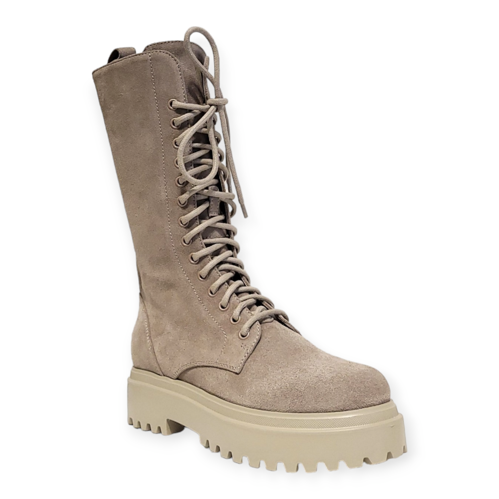 Ghete Ranger bej din piele intoarsa 24W