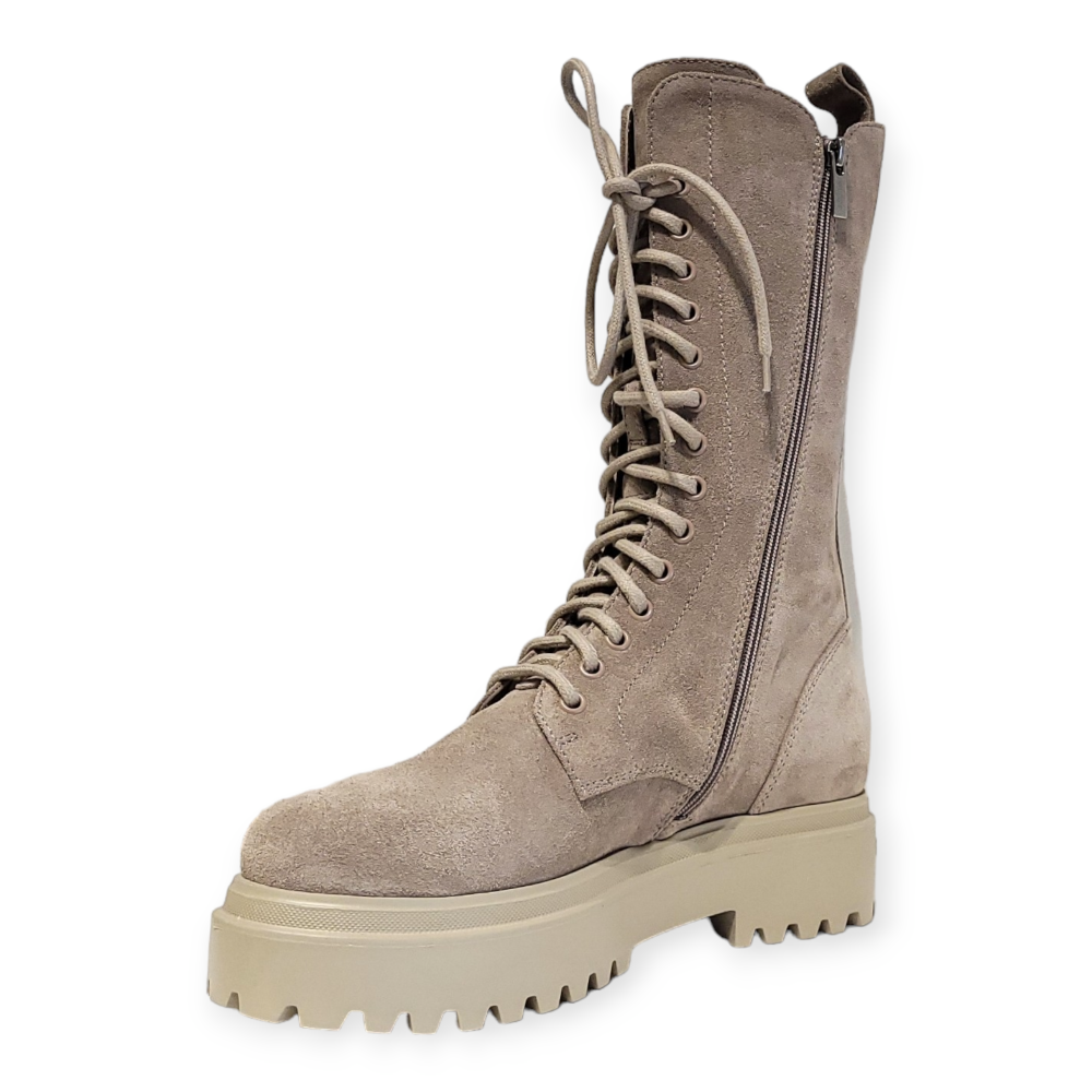 Ghete Ranger bej din piele intoarsa 24W