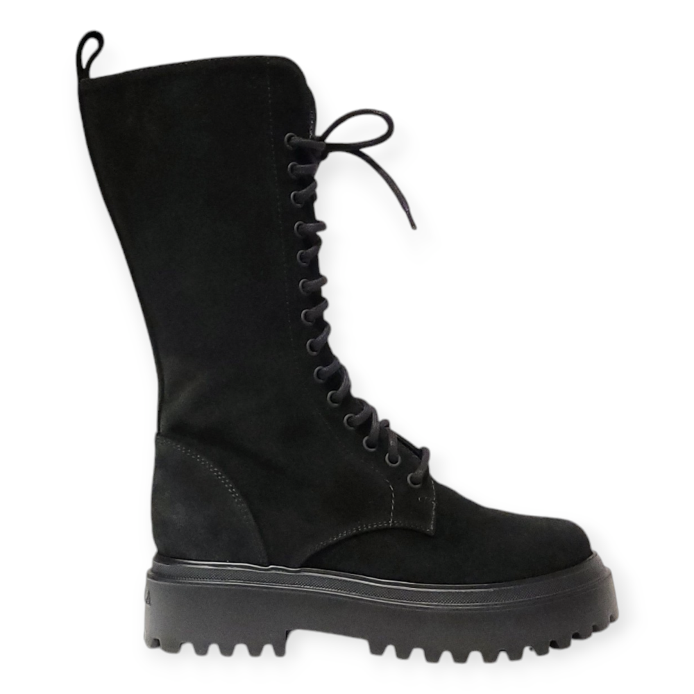 Ghete Ranger negre din piele intoarsa 24W
