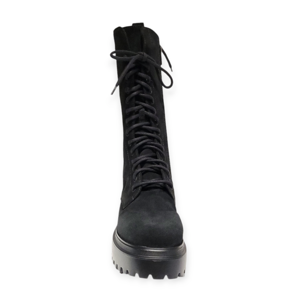 Ghete Ranger negre din piele intoarsa 24W