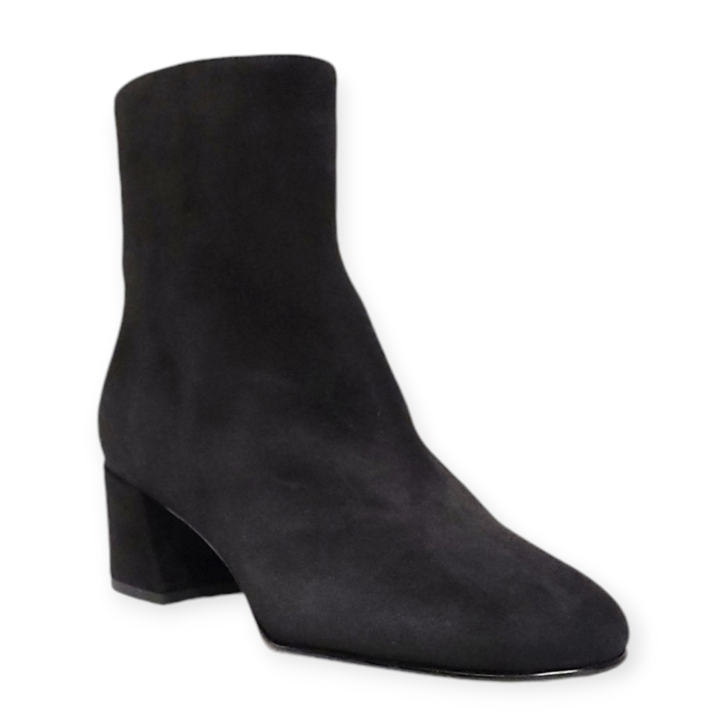 Ghete Eva negre cu toc gros 8 FW24
