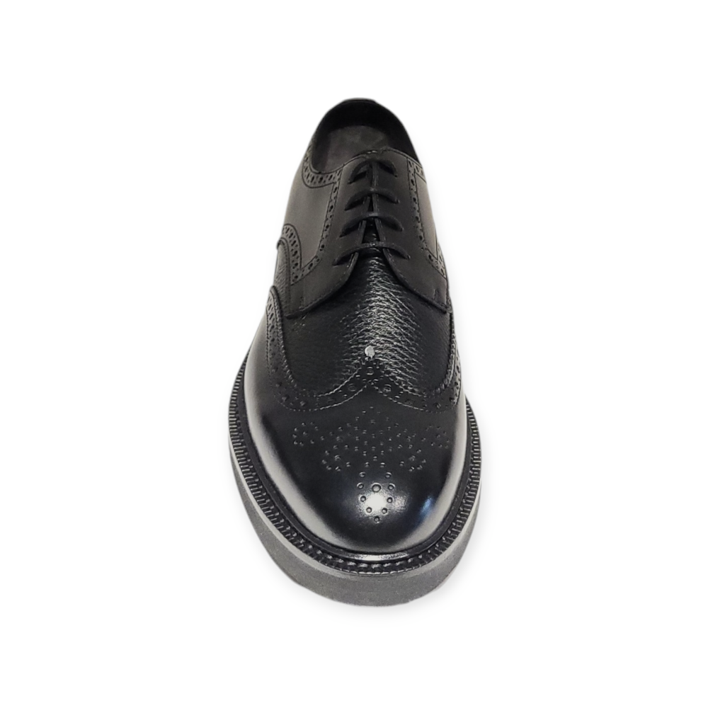 Pantofi Derby negri 82216