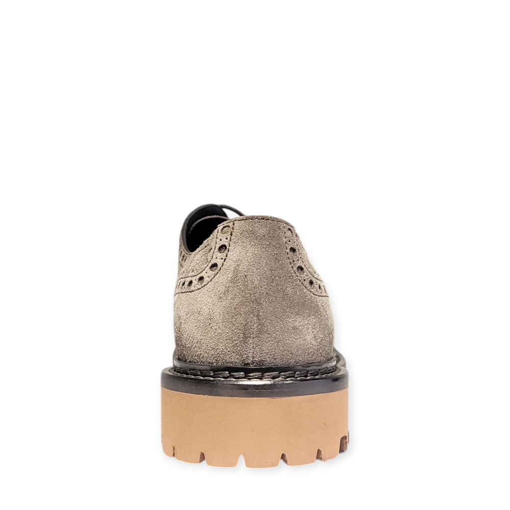 Pantofi Derby maro deschis  U067