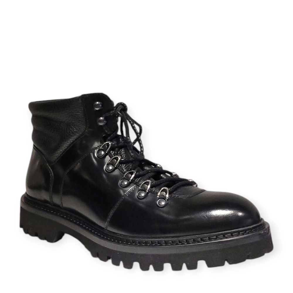 Ghete negre casual U055