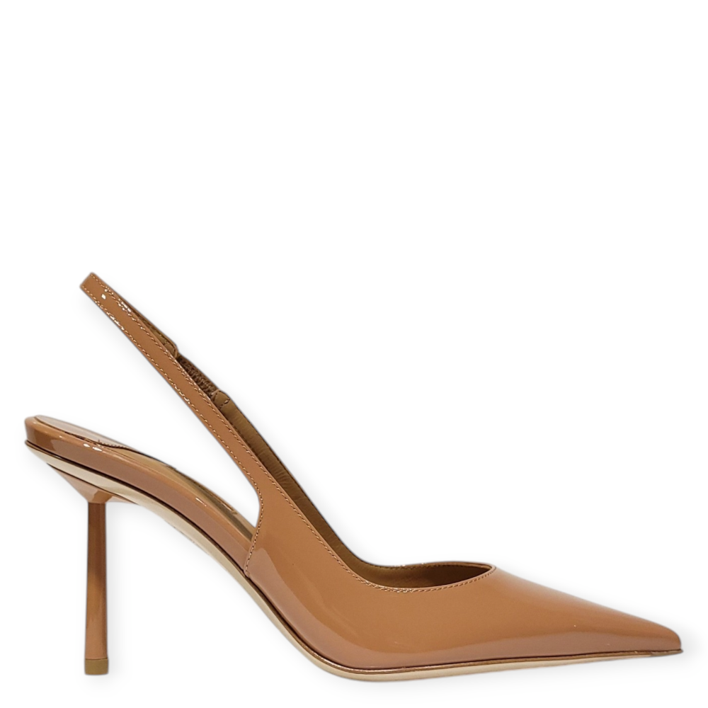 Pantofi Bella Slingback din piele nude 25