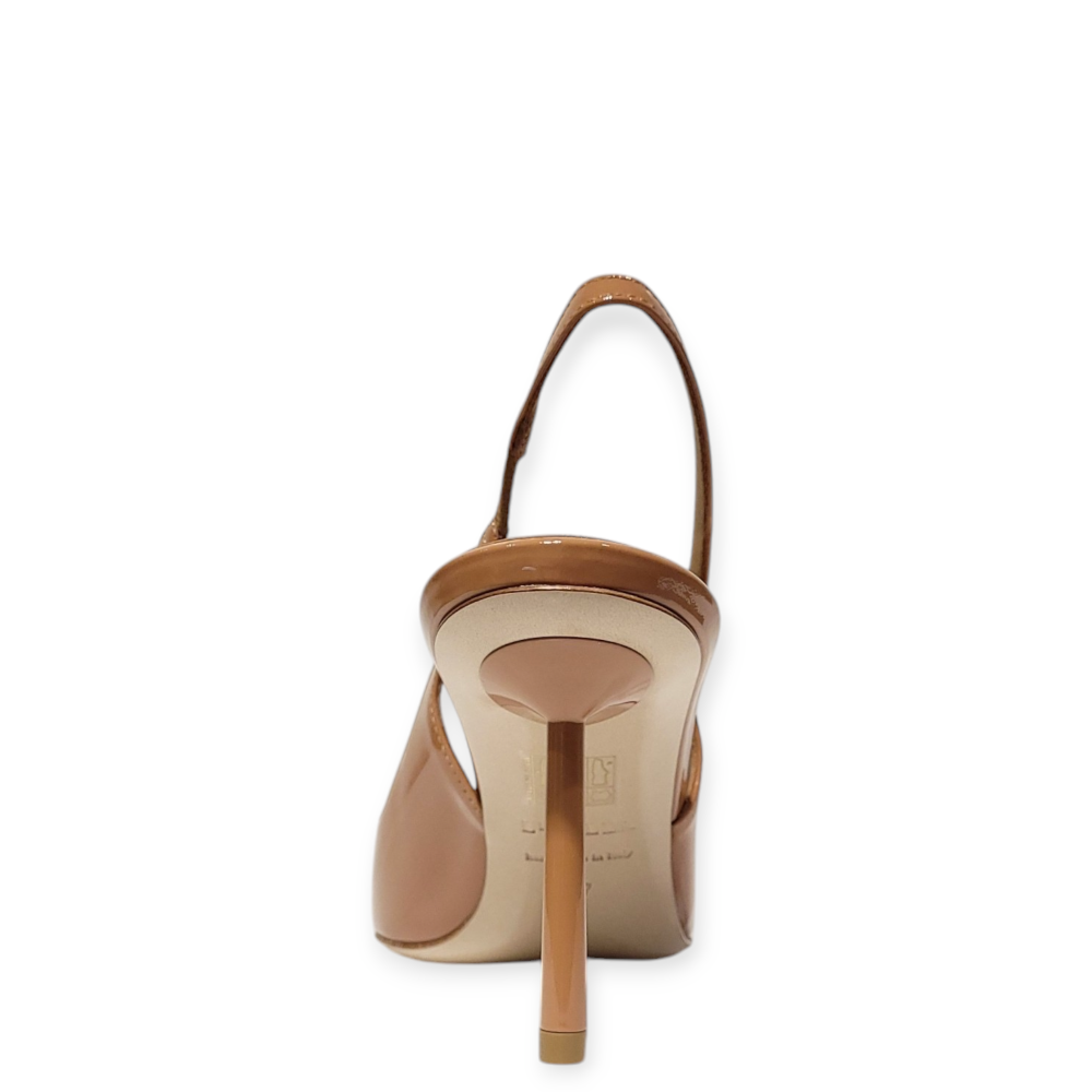 Pantofi Bella Slingback din piele nude 25
