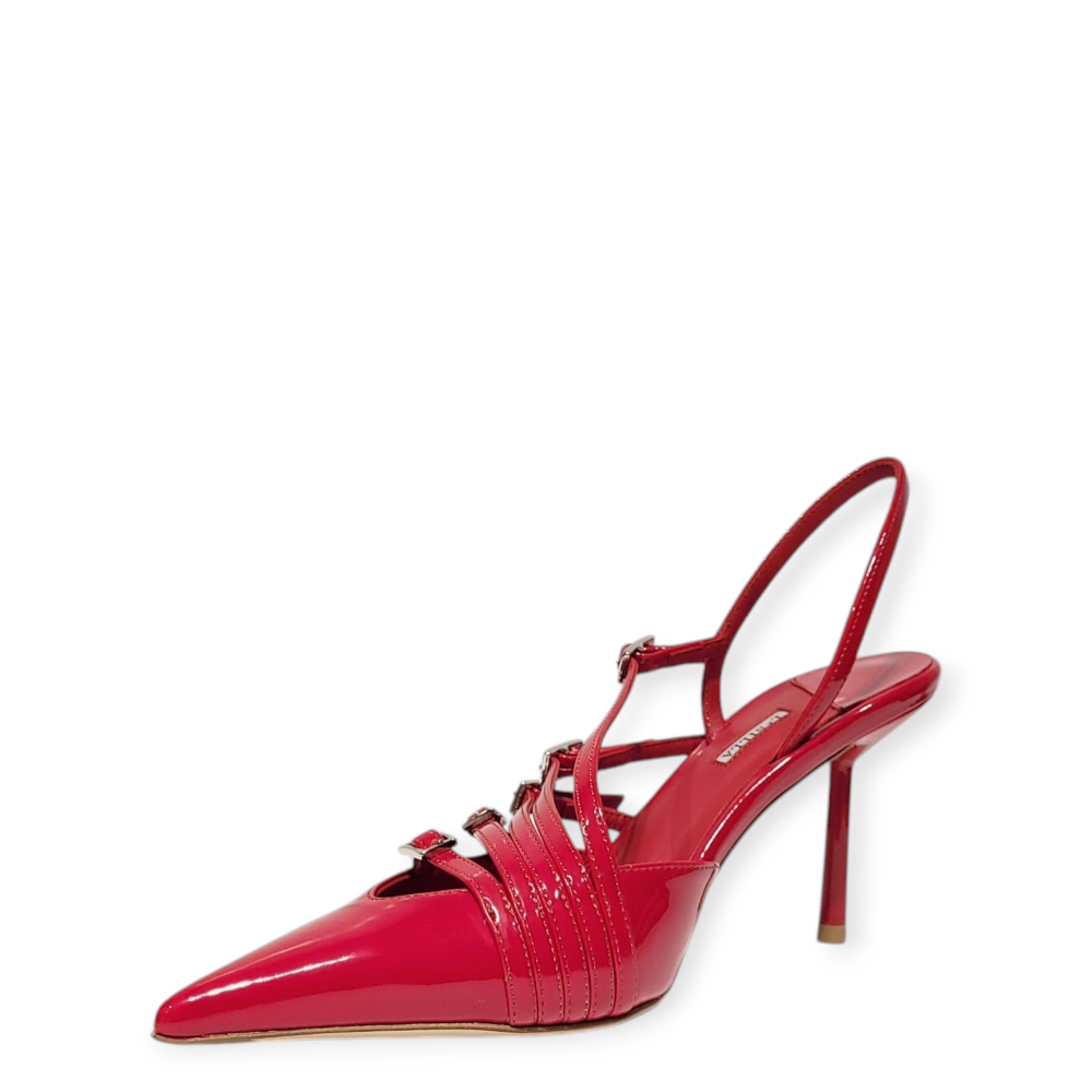 Pantofi slingback Scarlet rosii 25