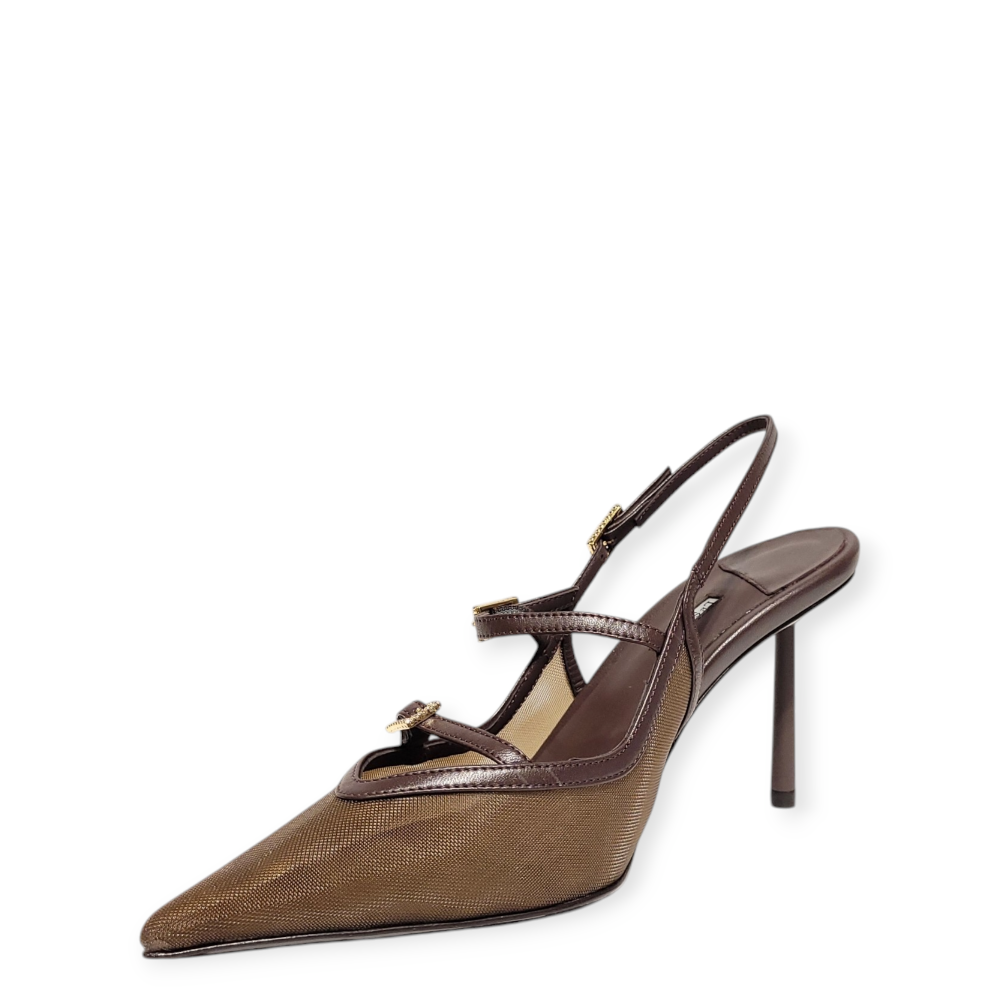 Pantofi slingback Morgana maro 25