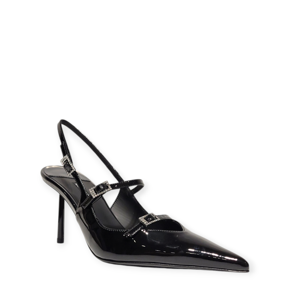 Pantofi slingback Scarlet negri 25