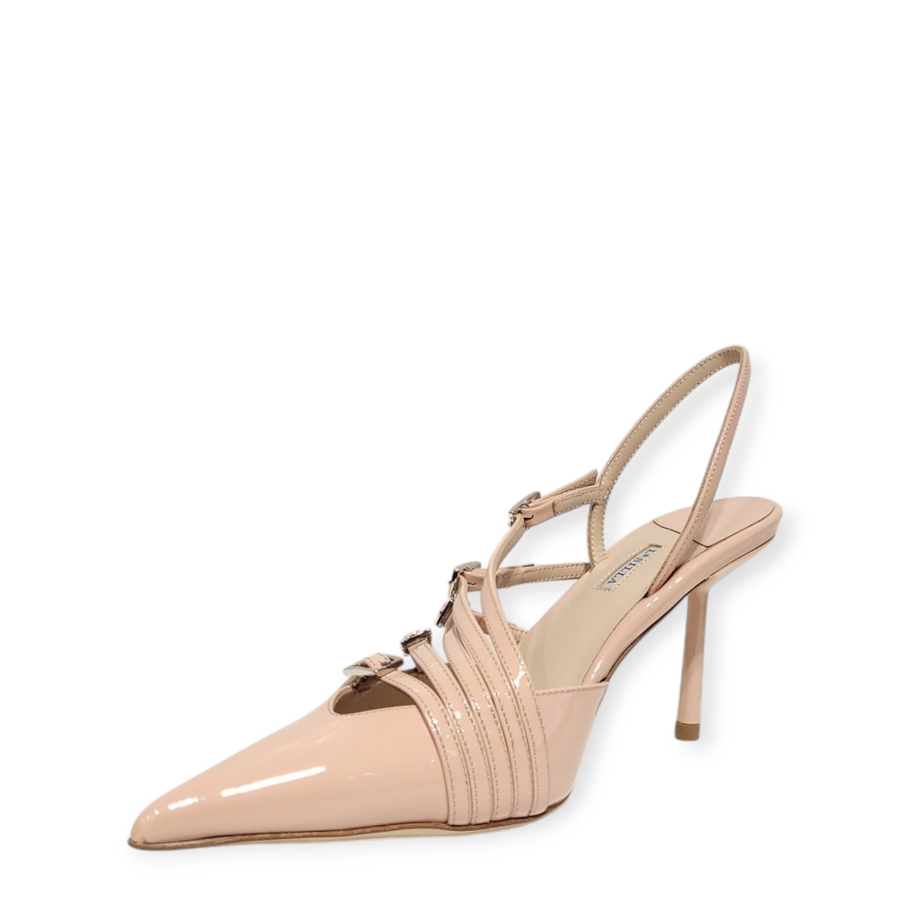Pantofi slingback Scarlet nude 25