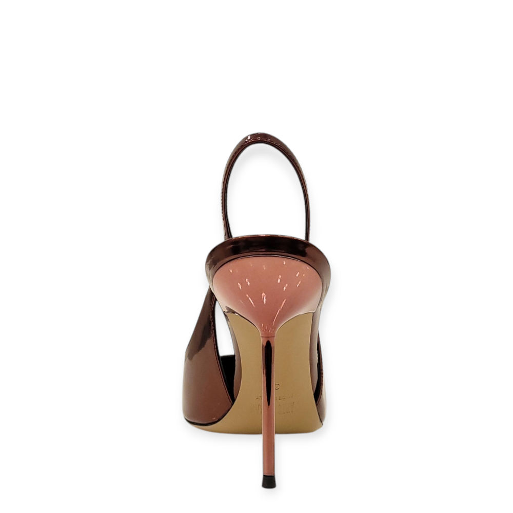 Pantofi slingback Lidia bronz  25