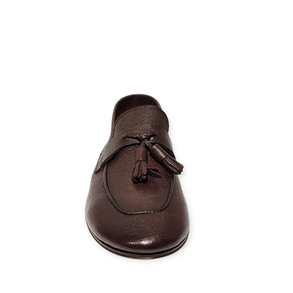 Loafers Ischia maro din piele naturala 105