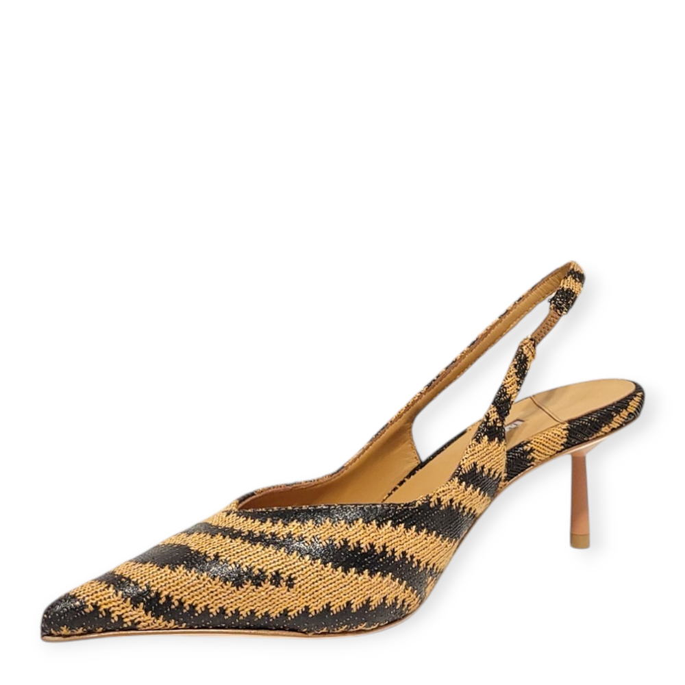 Pantofi Vivienne  Slingback din rafie 105