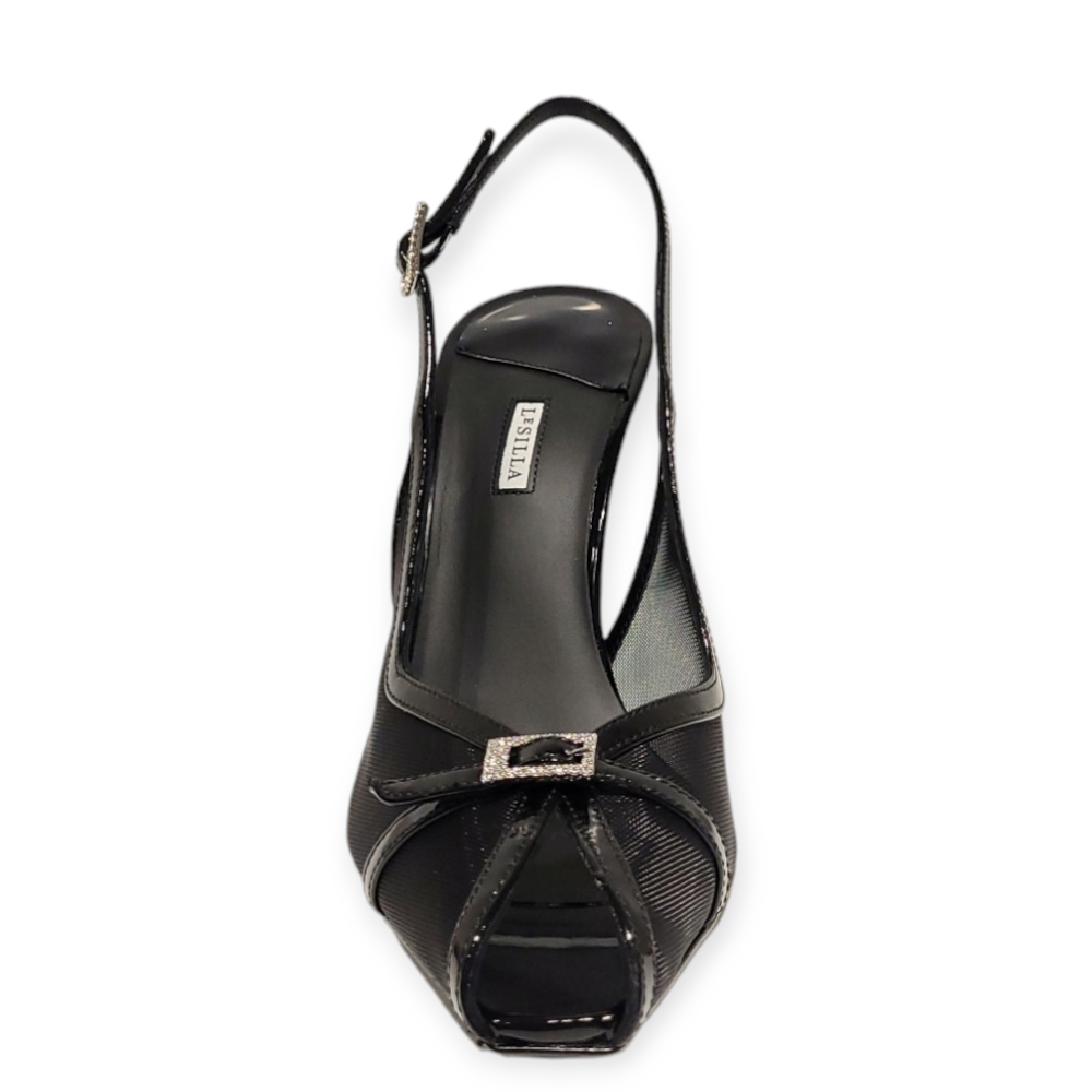 Pantofi Vittoria slingback negri 105
