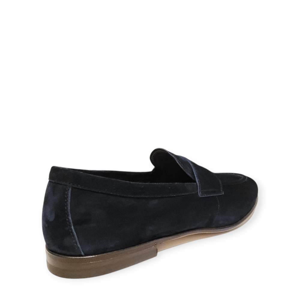 Loafers bleumarin 75401 din piele intoarsa 105