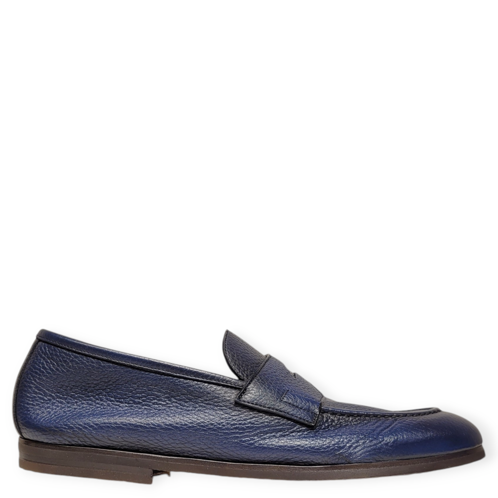 Loafers din piele naturală bleumarin 221U021 105