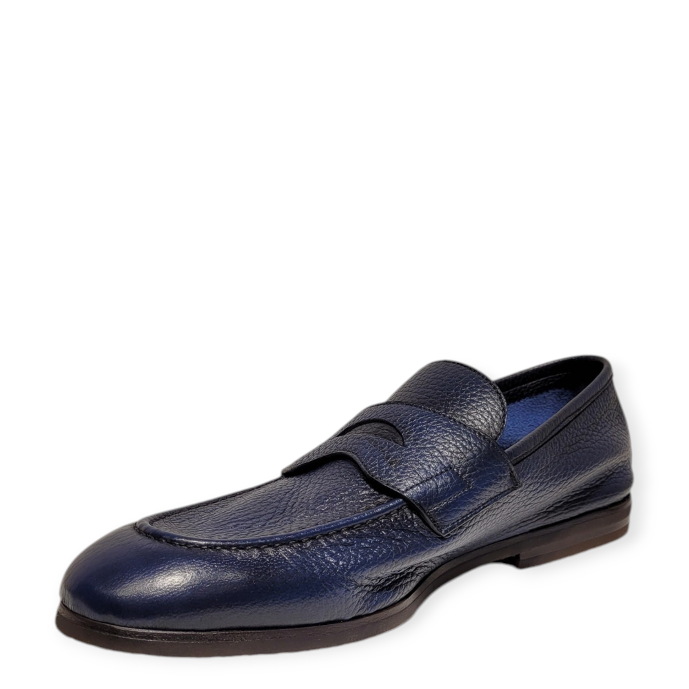 Loafers din piele naturală bleumarin 221U021 105