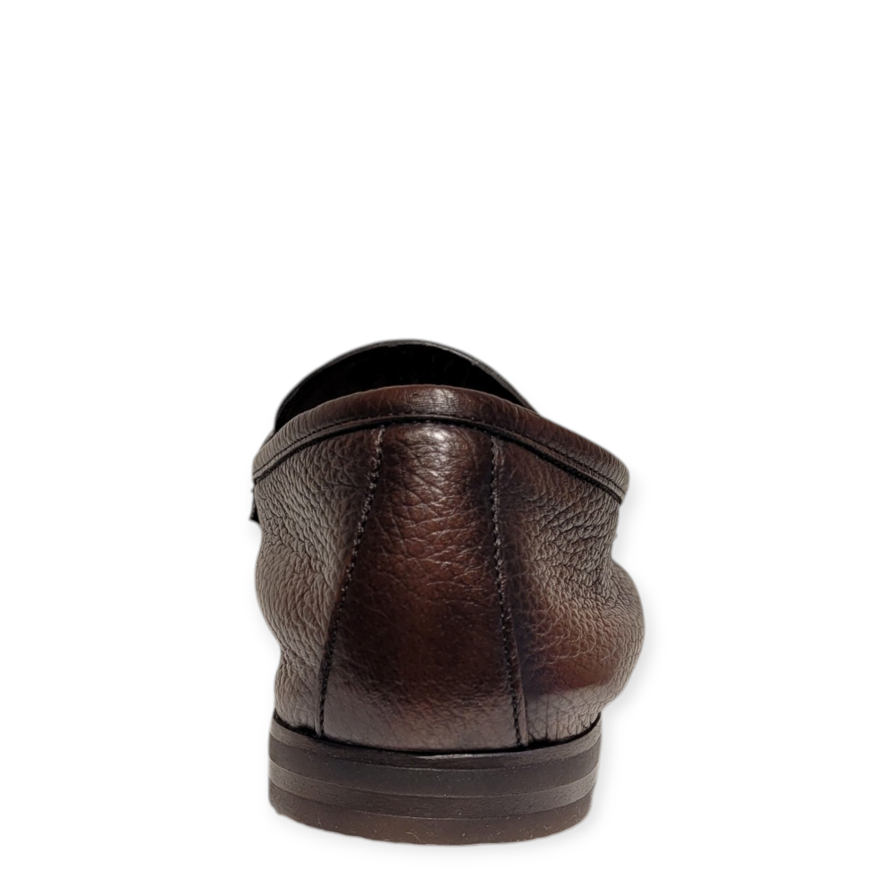 Loafers maro din  piele naturală  221U021 105