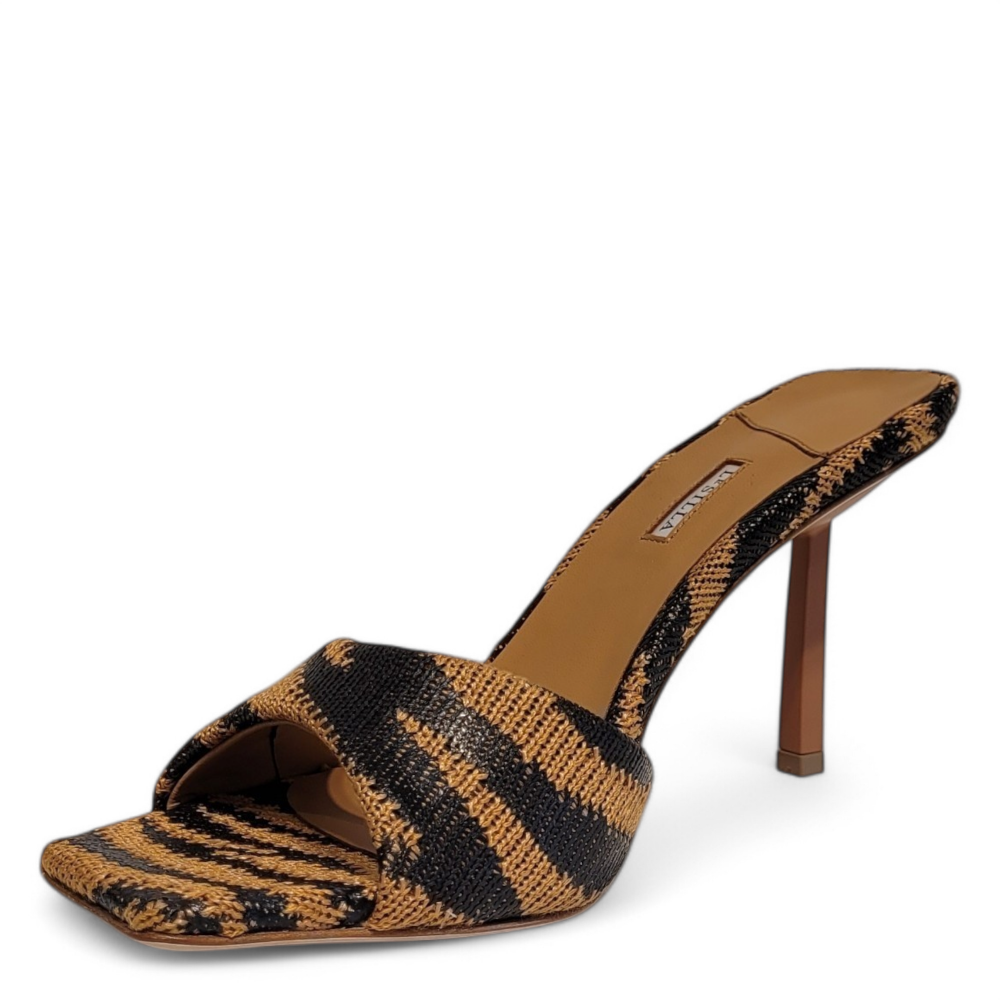 Sandale saboti animal print 105
