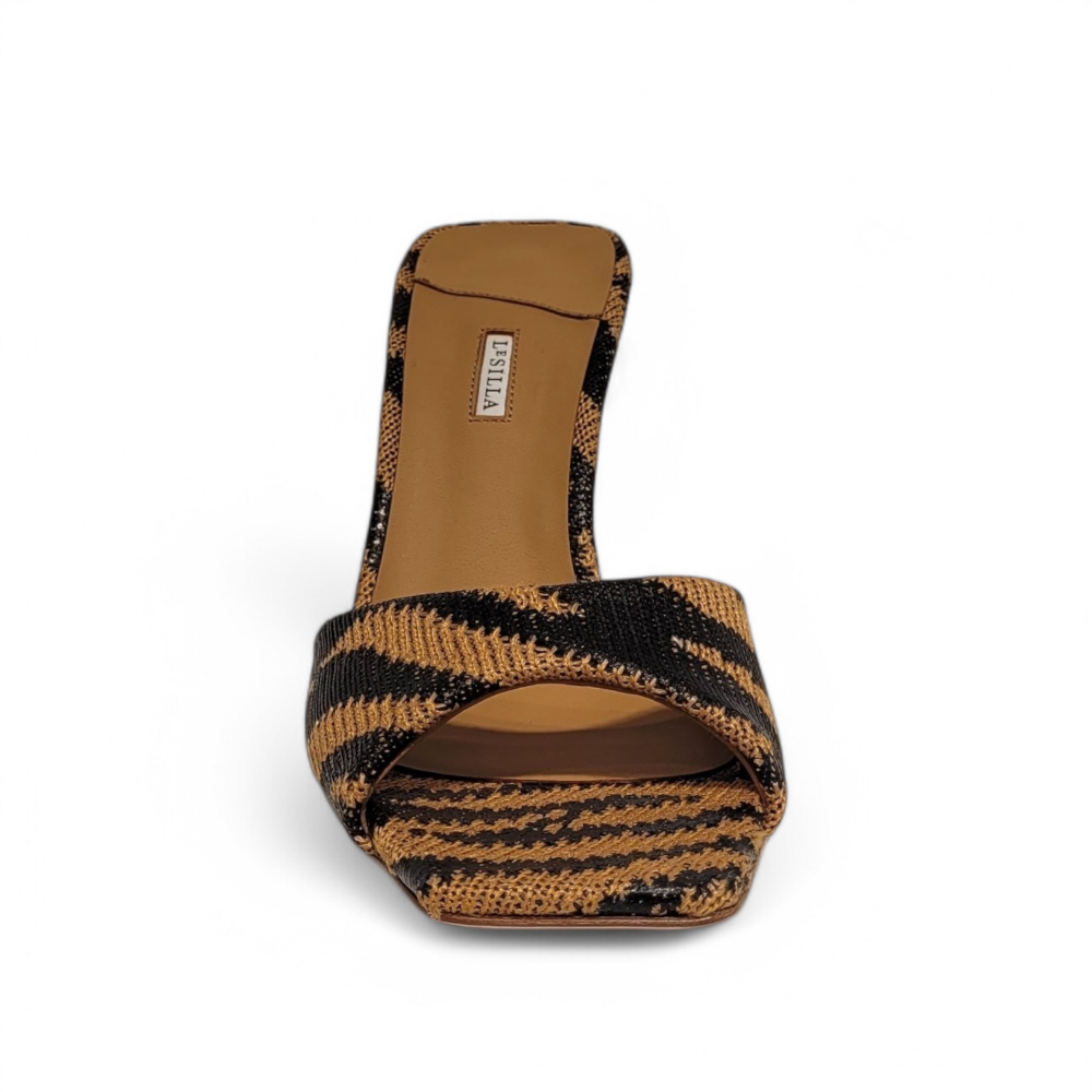 Sandale saboti animal print 105