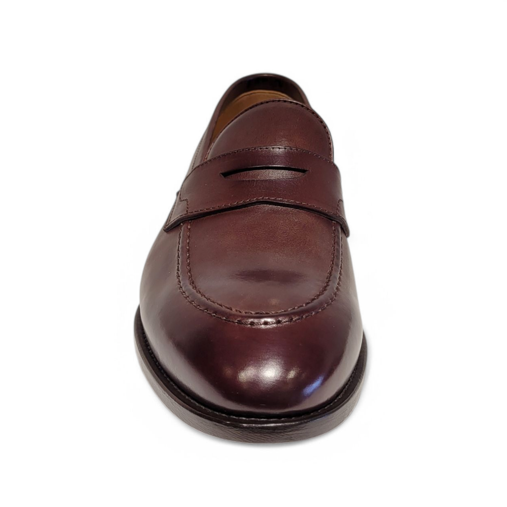 Loafers 75415P maro din piele naturala 105