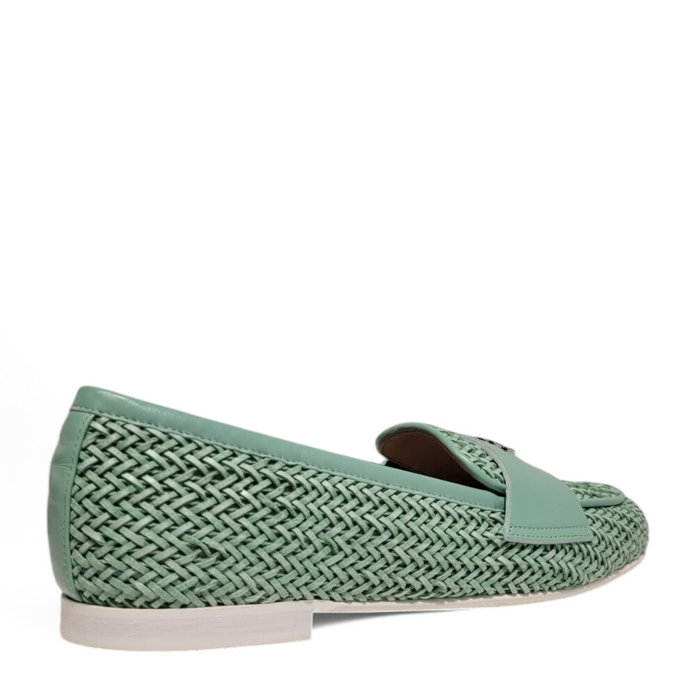 Loafers Hanoi verzi 105 Casadei