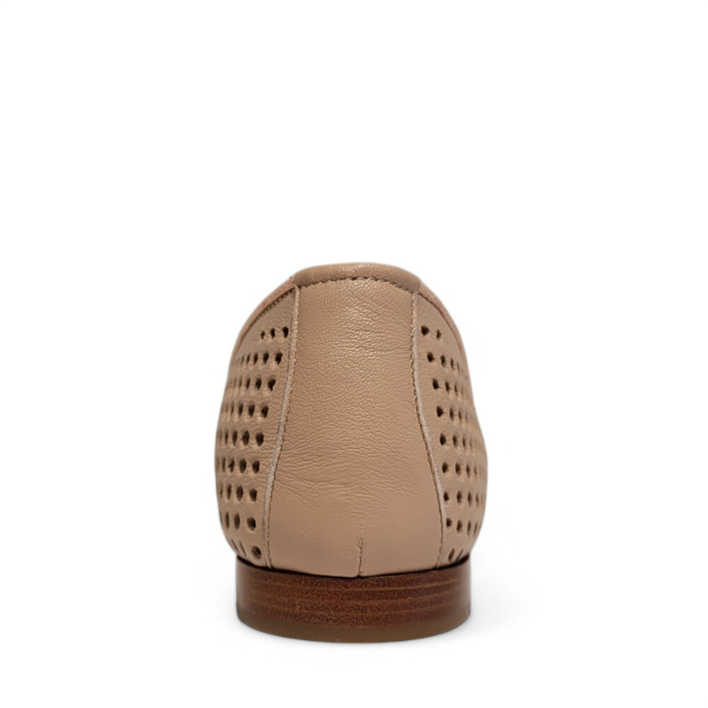Balerini roz pudrat perforati 105 Casadei