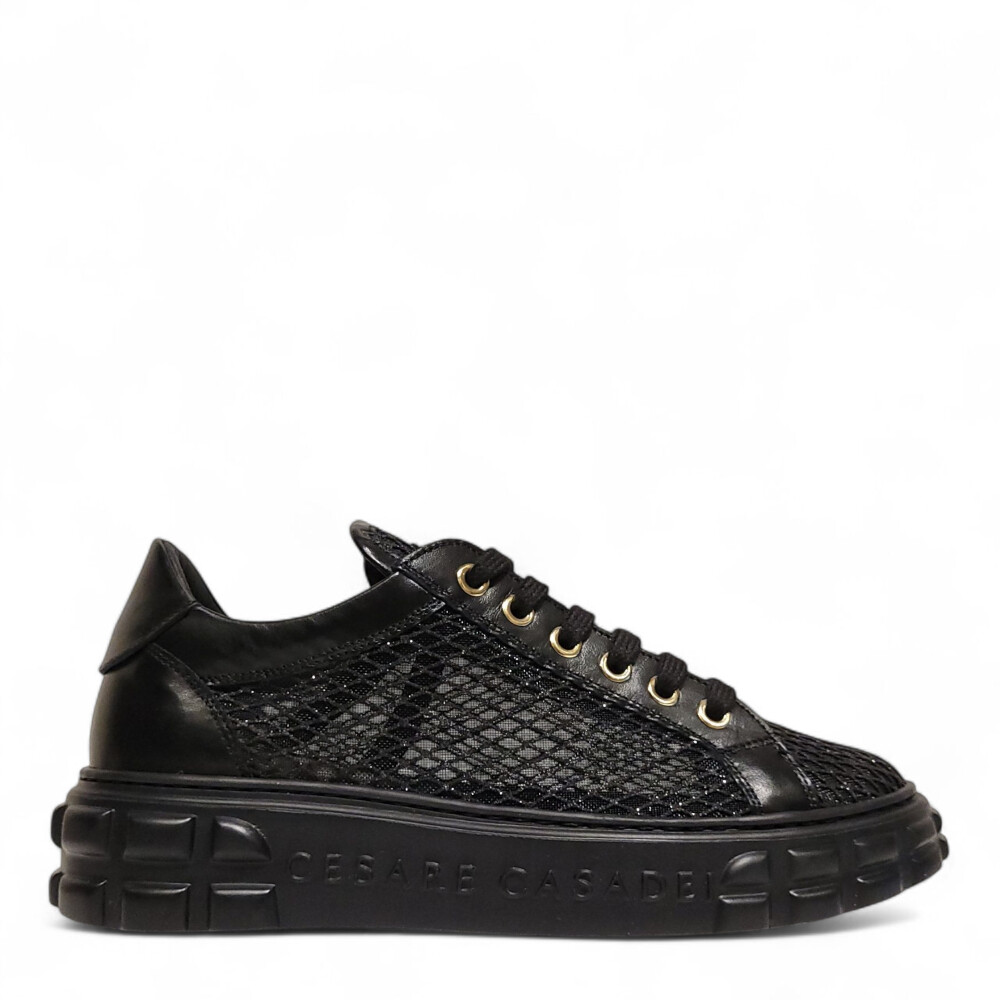 Sneakers Off Road negri model cu plasa 105