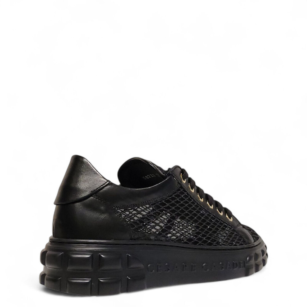 Sneakers Off Road negri model cu plasa 105