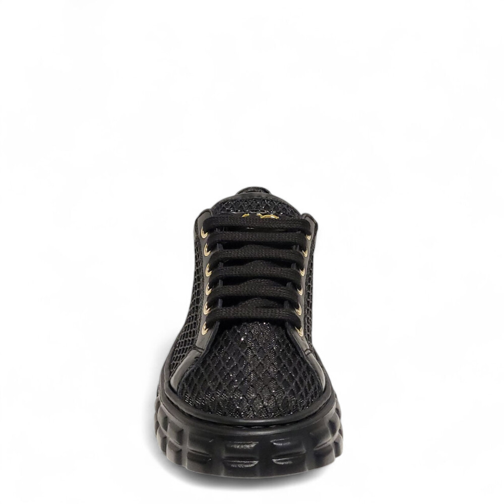 Sneakers Off Road negri model cu plasa 105