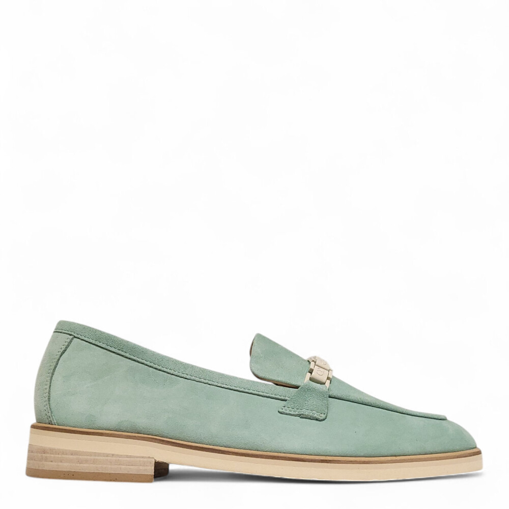 Loafers verzi din piele intoarsa 105