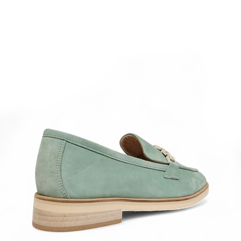 Loafers verzi din piele intoarsa 105
