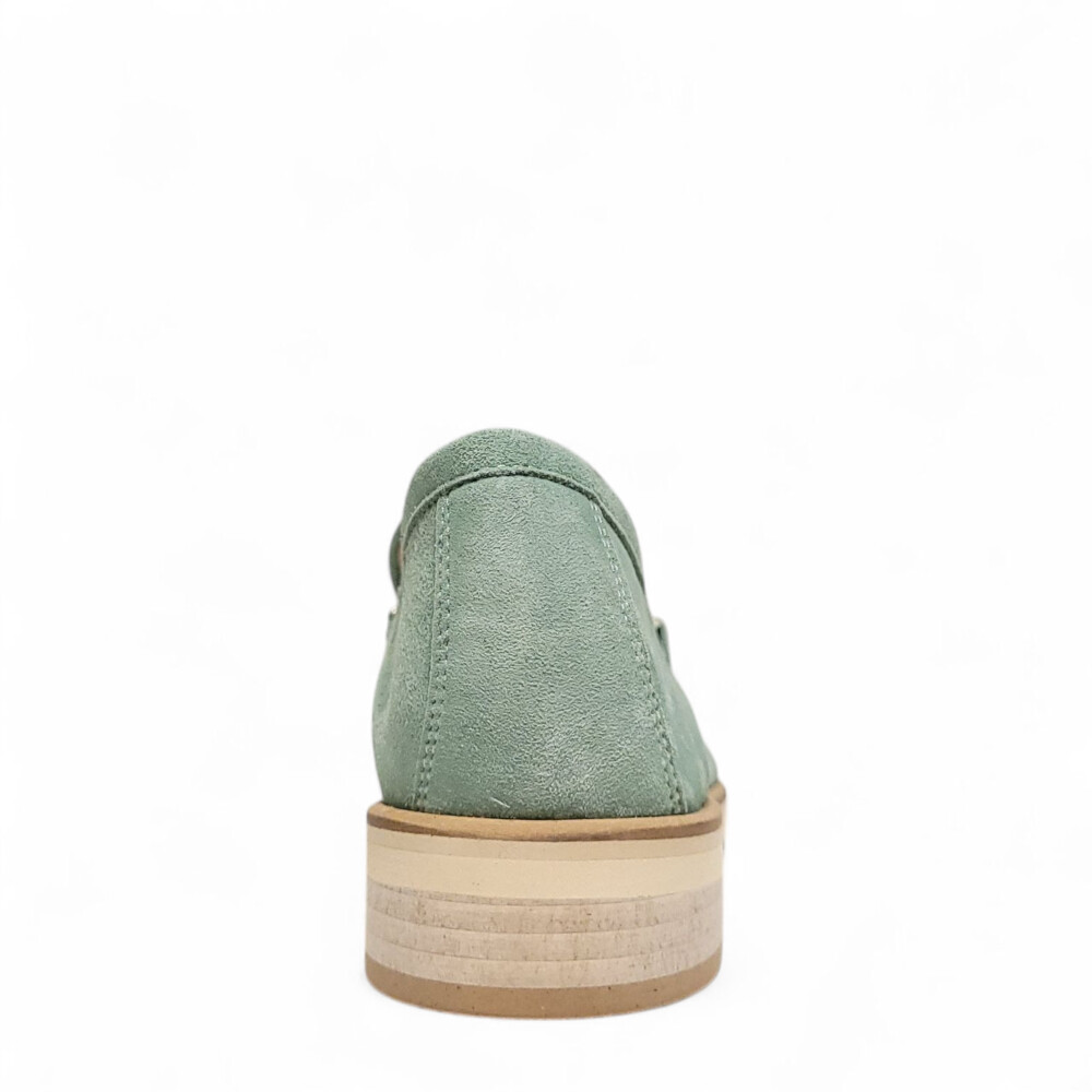 Loafers verzi din piele intoarsa 105