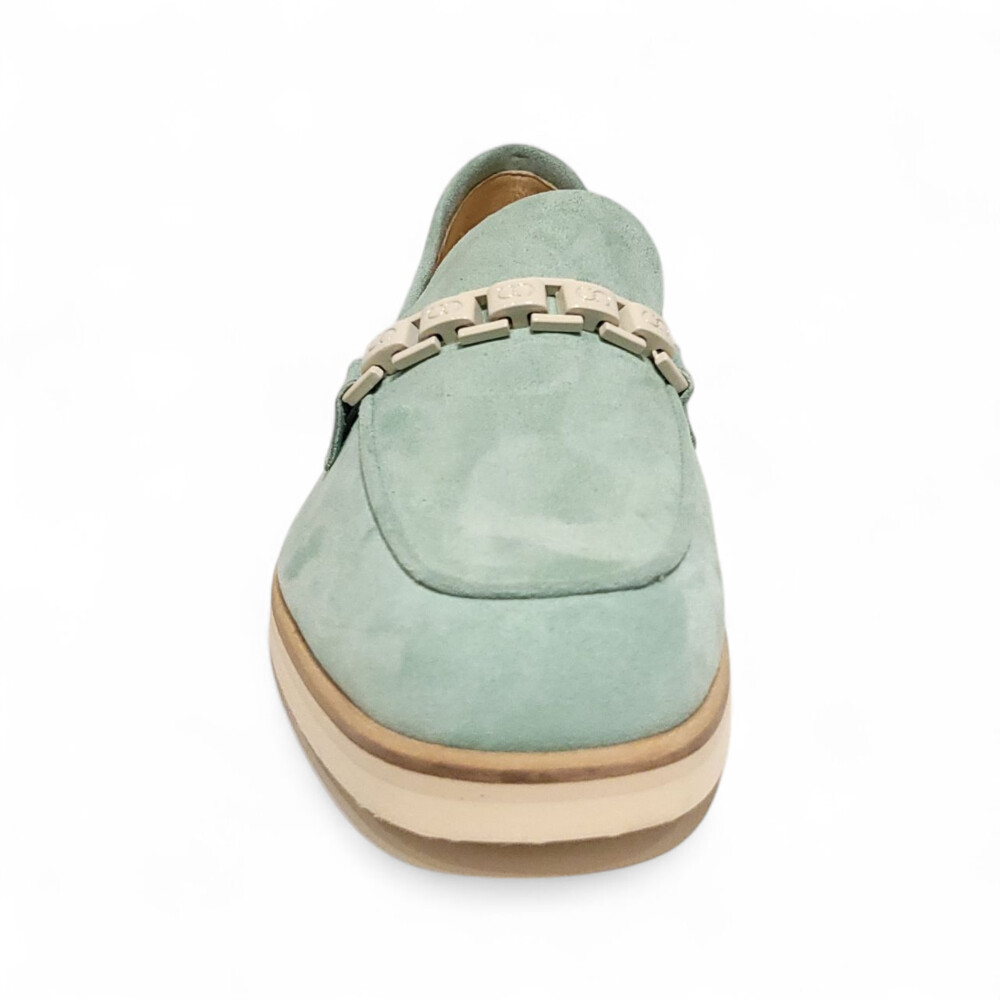 Loafers verzi din piele intoarsa 105