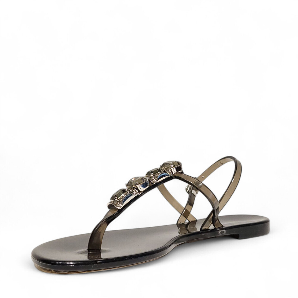 Sandale negre Jelly A 105