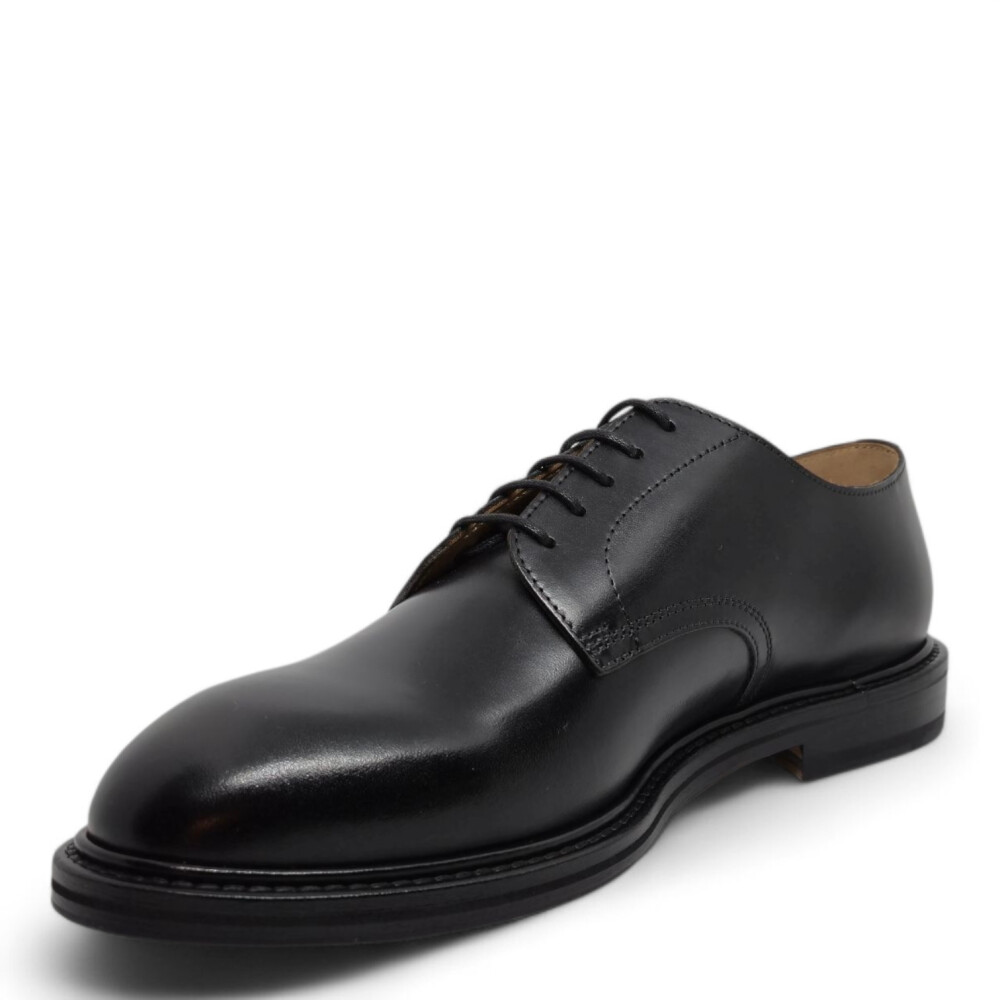Pantofi Derby 85205 P0 negri 205